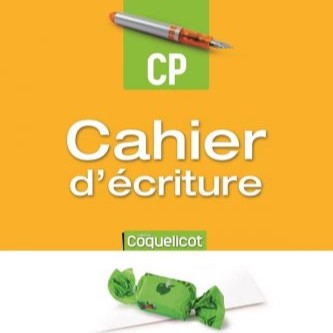 Cahier d'écriture CP Coquelicot