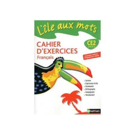 L'île aux mots ce2-cahier d'exercice